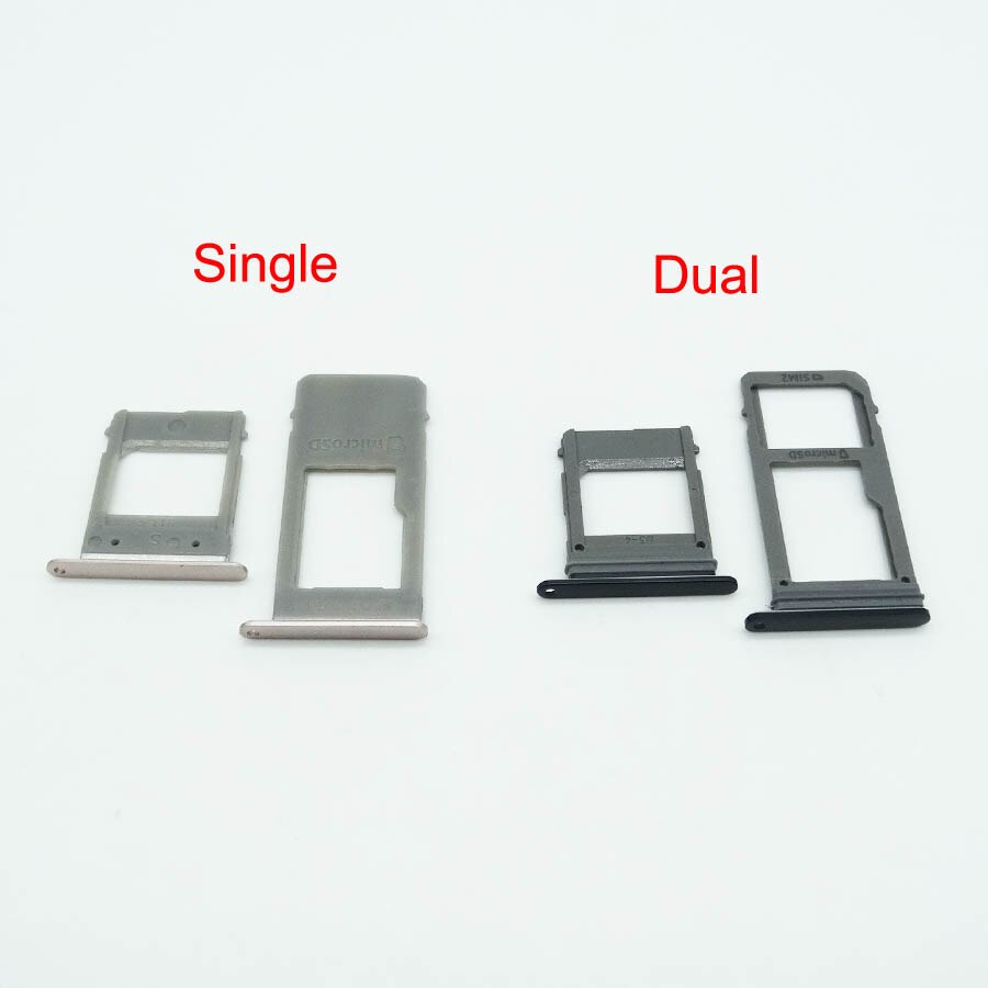 Voor Samsung Galaxy A5 ) a520 A7 A720 Sim Card Tray Slot Houder Vervanging Deel Dual & Single Sim Tray