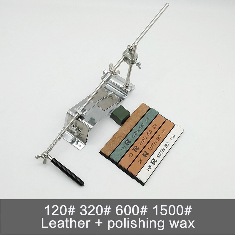 Ruixin pro-Afilador de acero inoxidable con piedra de diamante, herramienta de pulido para cuchillos y accesorios de cocina: sharpener(6 stones)