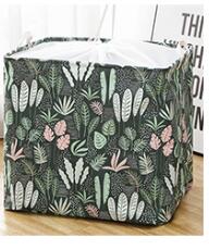 Fabric Folding Storage Basket Laundry Box Rectangle Tightable Organizer Clothes Underwear Toy Quilt Large: 9