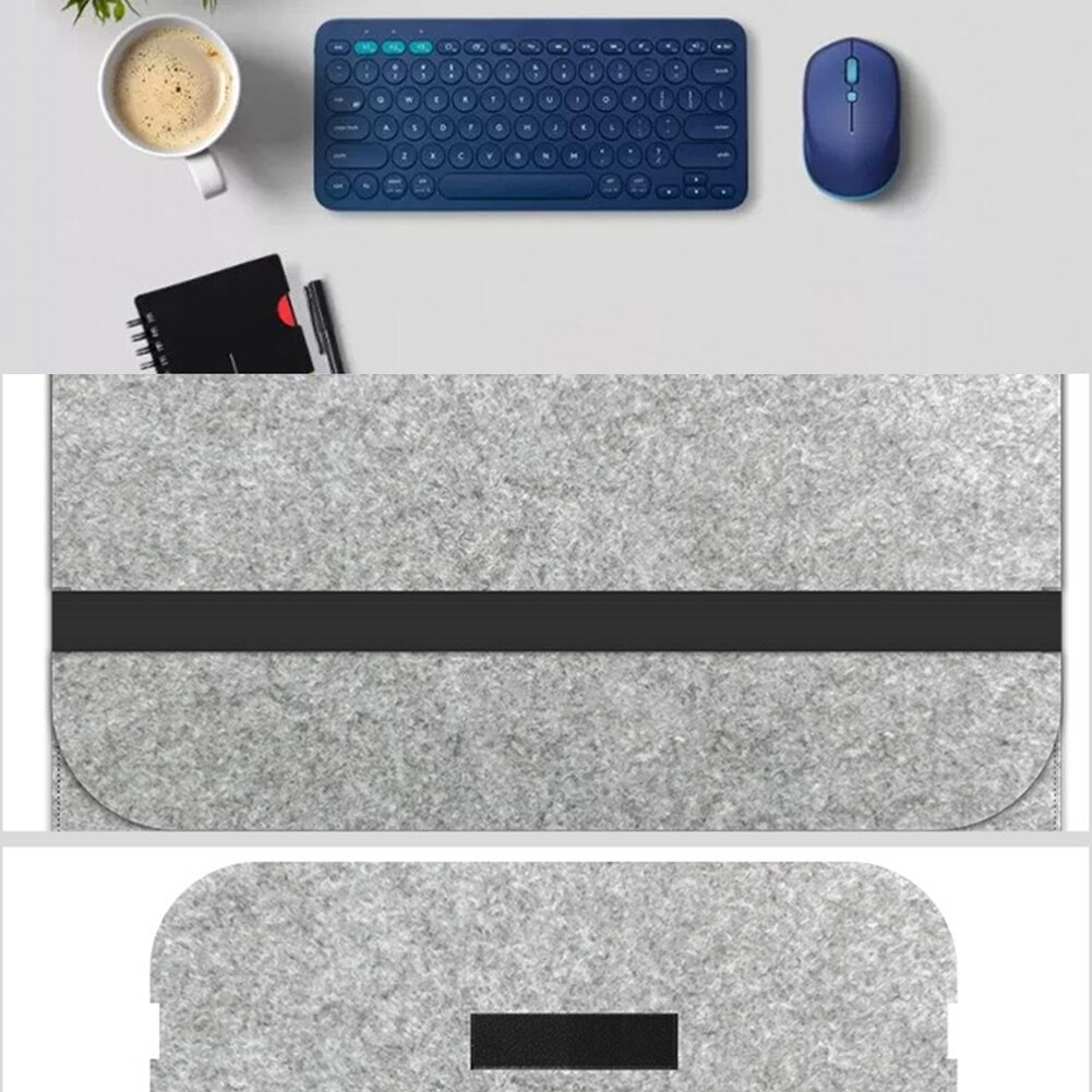 Bolsa de almacenamiento para teclado Logitech K380, funda de viaje portátil de fieltro, accesorios, funda protectora antigolpes Flexible