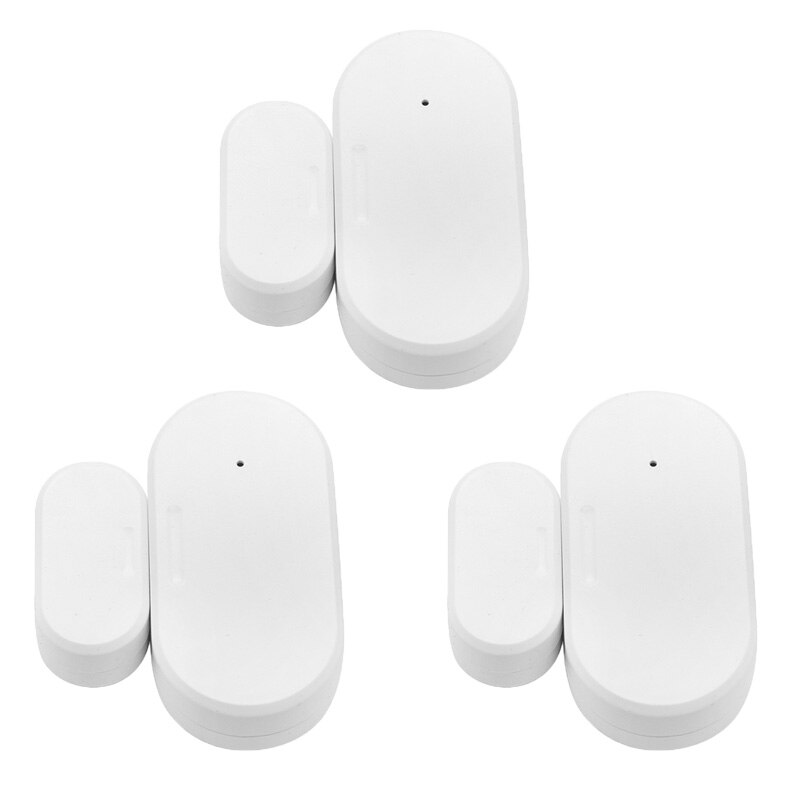 Tuya ZigBee WiFi Door Sensor, Smart Door Open/Closed Detectors, Smartlife APP Wifi Window Sensor Work With Alexa Google Home: 3pcs Sensor