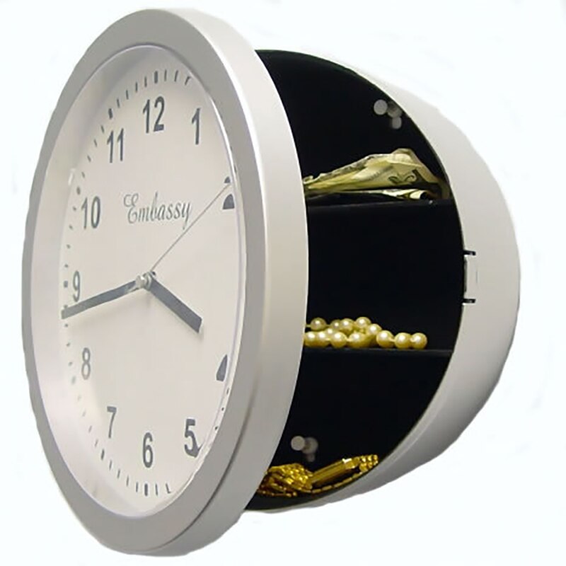 Original Clock Safe Jewelry Storage Box Clock Multifunctional Clock Storage Box Safe Wall Clock Home Decoration Wall Clock