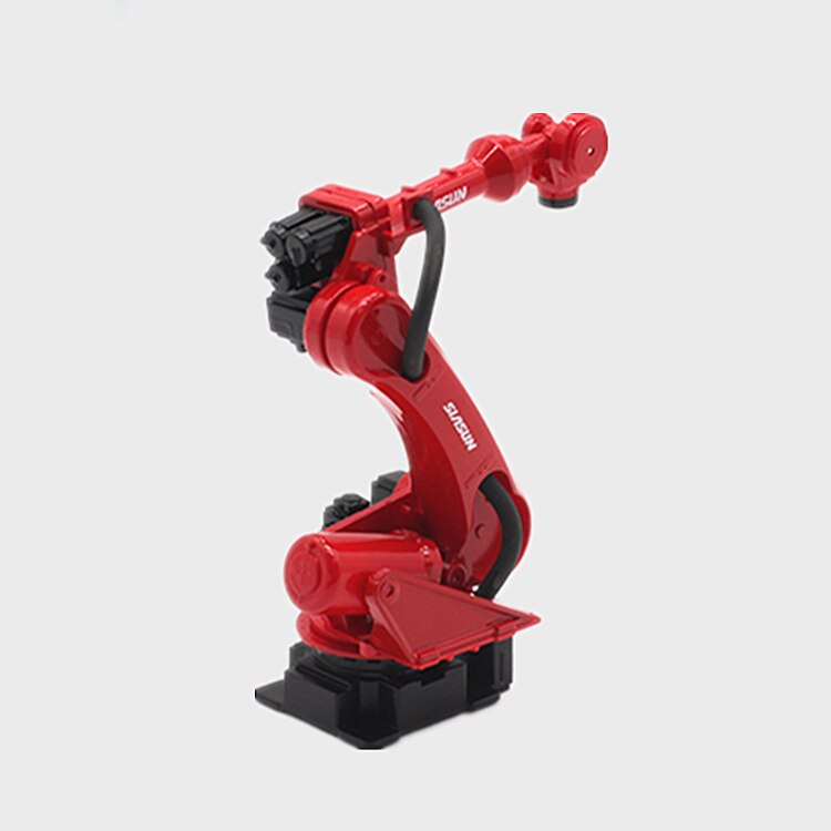 1:18 Siasun Industrial Robot Arm Model 6 Axis Simulation Manipulator Mechanical Arm Model Rotatable Scene Model