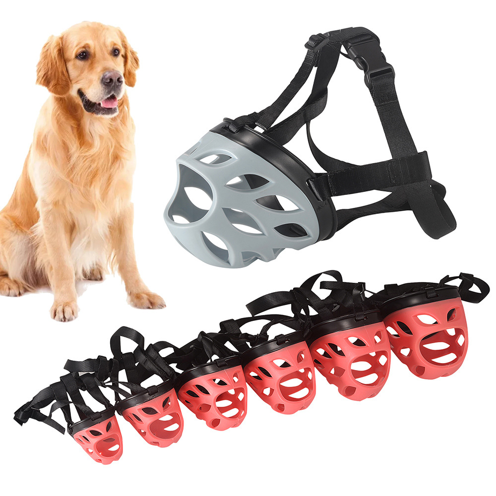 Breathable Soft Pet Dog Muzzle Silicone 6 Sizes Puppy Face Mask Anti Biting Barking Pet Training Accessories Basket Muzzle