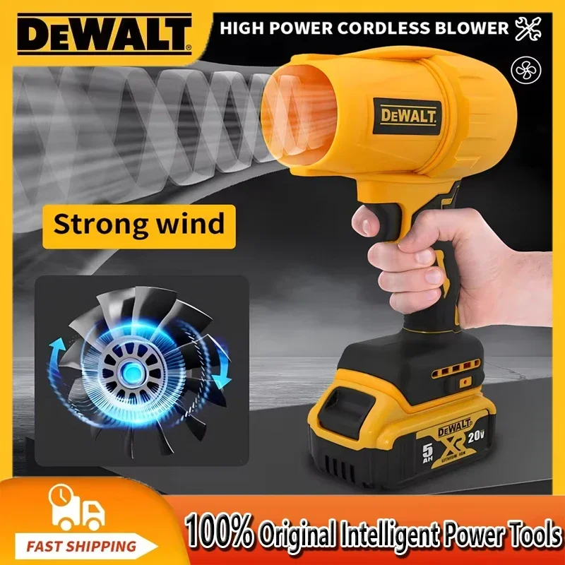 Dewalt 30000RPM Brushless Air Blower Cordless Turbo Fan Handheld Violent Fan Dryer 20V Rechargeable Dust Blowing Tool