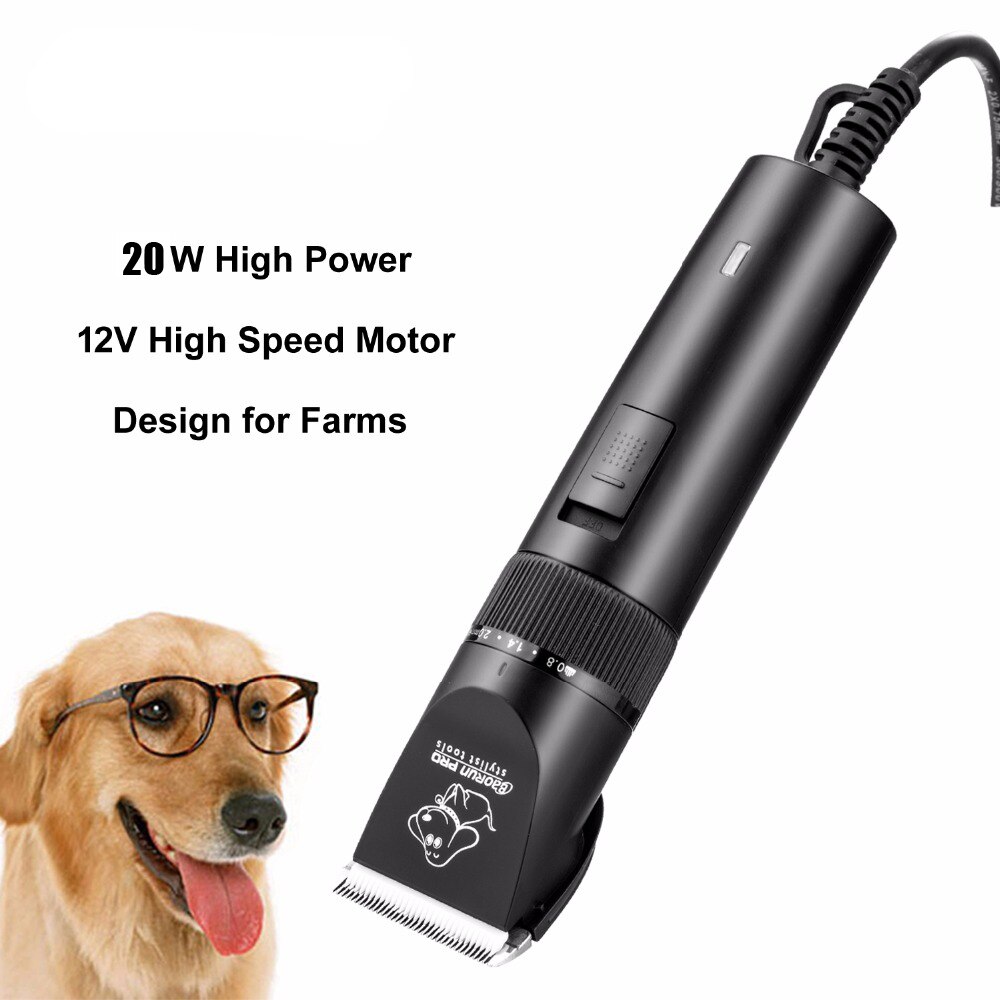 Hond Clipper Grooming Elektrische Honden Tondeuse High Power Konijn Kat Cutter Huisdier Scheerapparaat Elektrische Tondeuse Haar Snijmachine