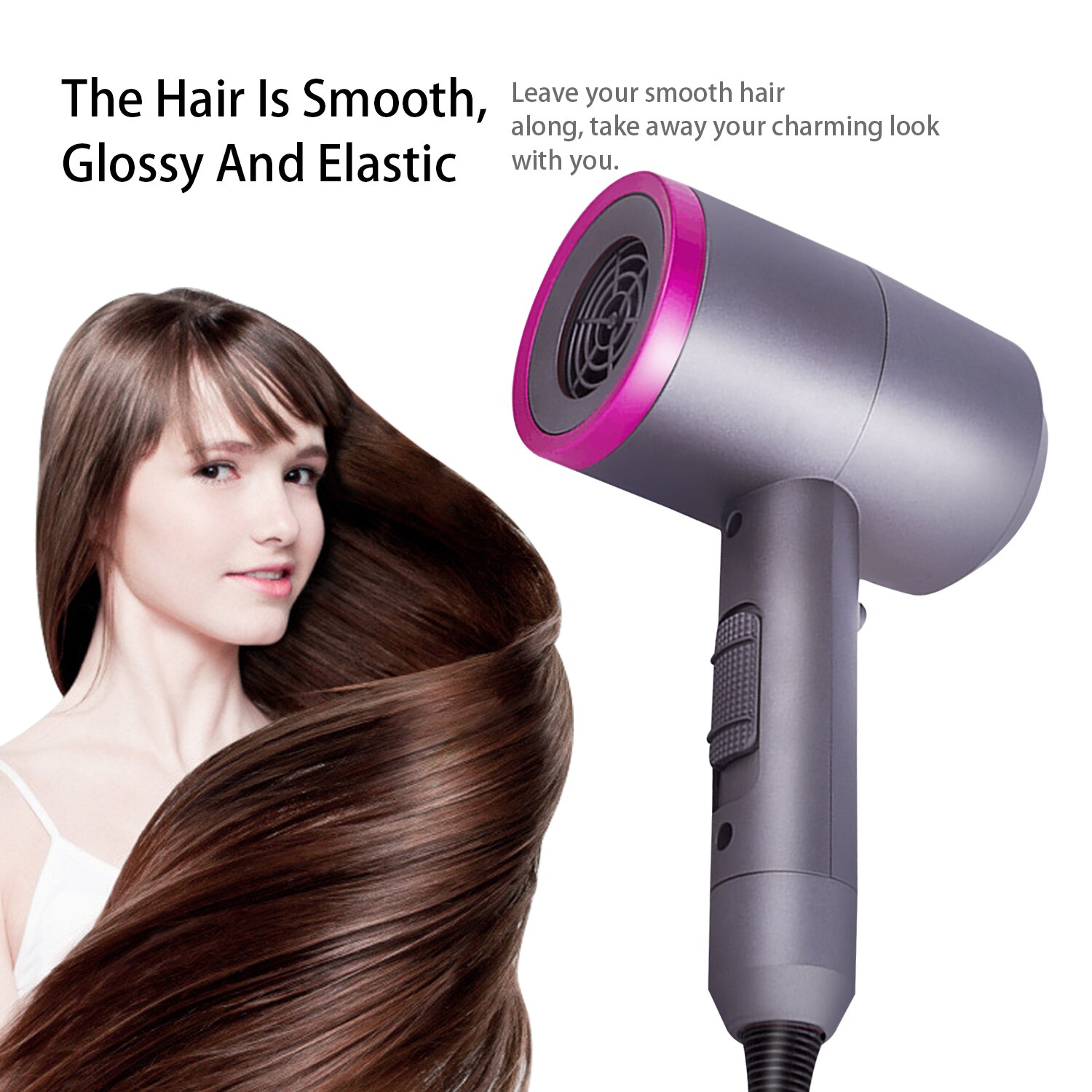 Professionele 1100W Haardroger Ionische Föhn Met Diffuser Kam Föhn Warme En Koude Wind Air Brush Haar droger