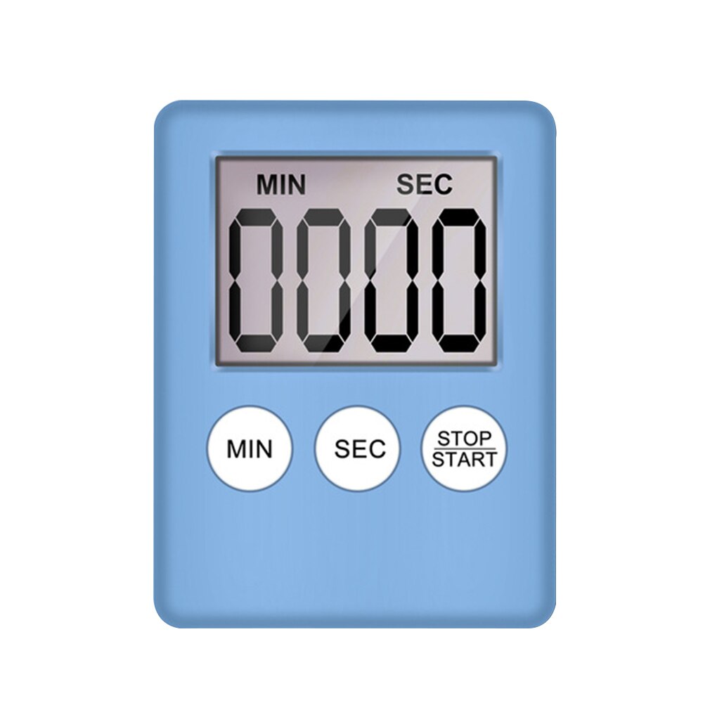 Neue Mini Tragbare Küche Digital Timer Kochen Studium Count-down Clock LCD Display Alarm Küche Gadget: Blue