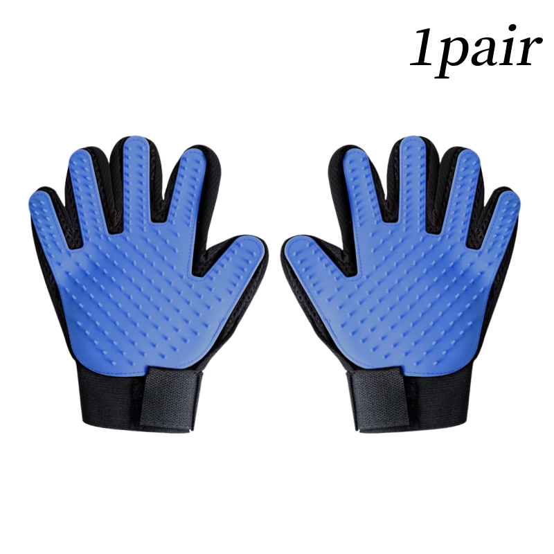 Guante de goma para mascotas, guante de aseo para gatos, peines para el pelo para perros y gatos, herramientas de baño para mascotas, guante de masaje, cuidado, suministros para perros y gatos limpios