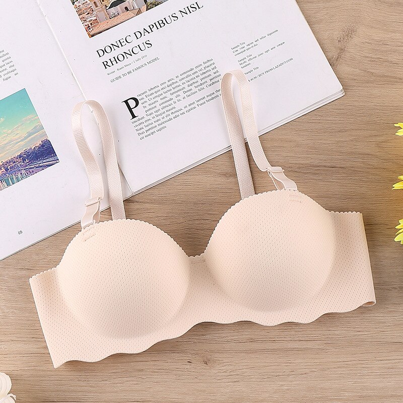 8 Colors Sexy Women Bras Solid Seamless Underwear Adjustable Push Up Wire Free Bralette Soft Female Breathable Lingerie