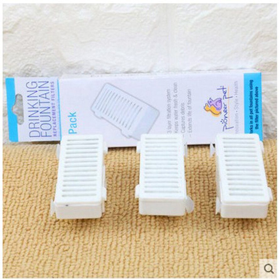 Filtro de agua purificador de cisne para fuente de mascota Pioneer, lote de 3 cajas, 9 unidades