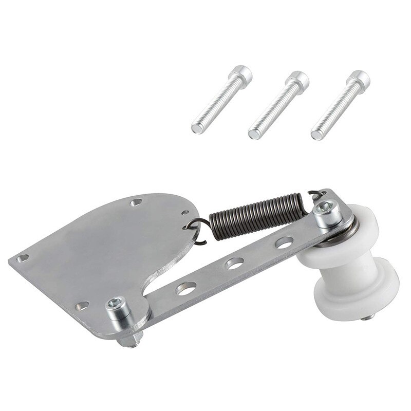 Spring Loaded Chain Tensioner Quick Release Protector Fix Cleaning Tool Fit For 49cc 50cc 66cc 80cc Engine Motorized Bike Silver