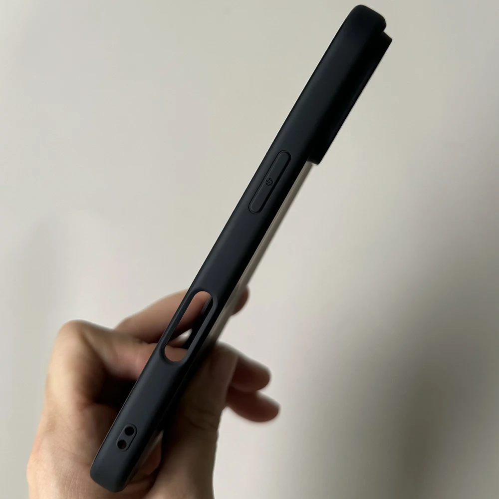 Funda de teléfono mate de silicona negra de lujo para iphone 17 Air 16 15 14 13 12 11 Pro Max 16 15 14 Plus funda trasera suave de TPU