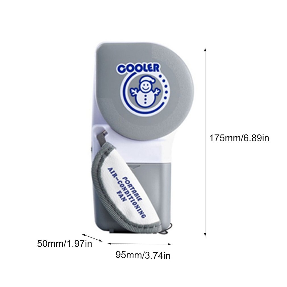 Mini Hand Held Air Conditioner Cooler Usb Opladen Bladeless Fan Draagbare Zomer Cooling Fan Voor Thuis Outdoor Reizen