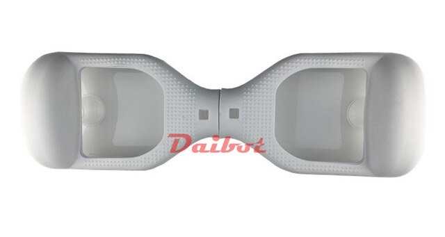 Auto-équilibrage Scooter électrique 6.5 pouces Anti-rayure coque en Silicone pour Hoverboard électrique Multi couleur coque en Silicone de protection: White