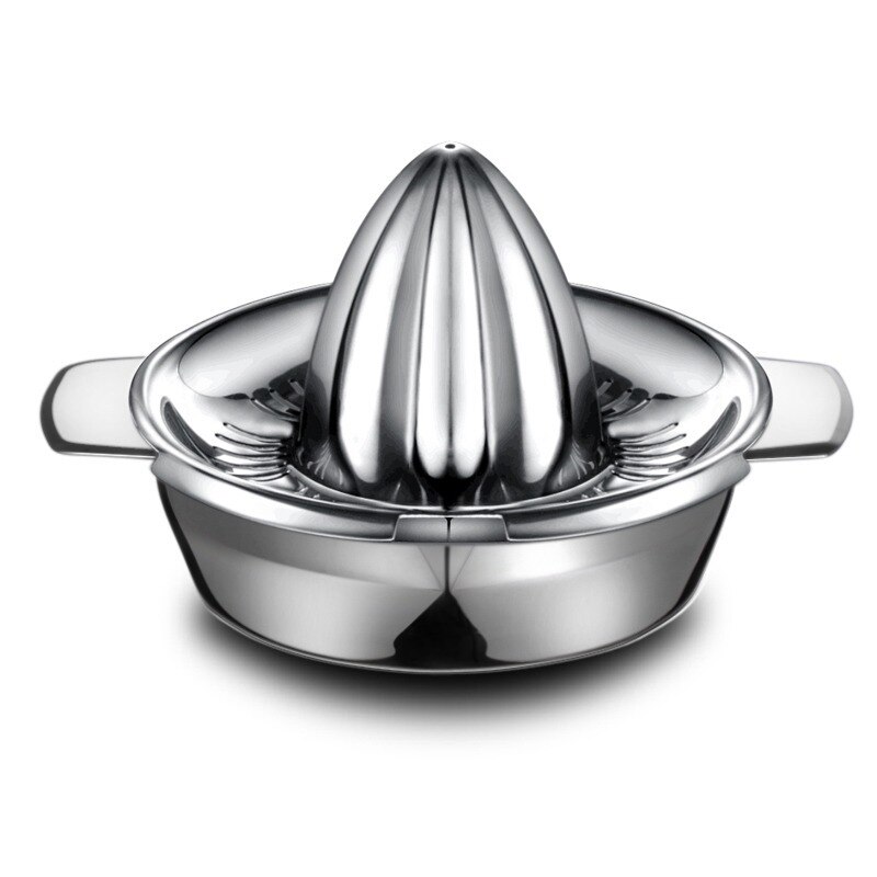 Exprimidor de Frutas Manual Portátil, Accesorios de Cocina de Acero Inoxidable, 100% Prensado a Mano de Limón, Naranja, Cítricos, 304