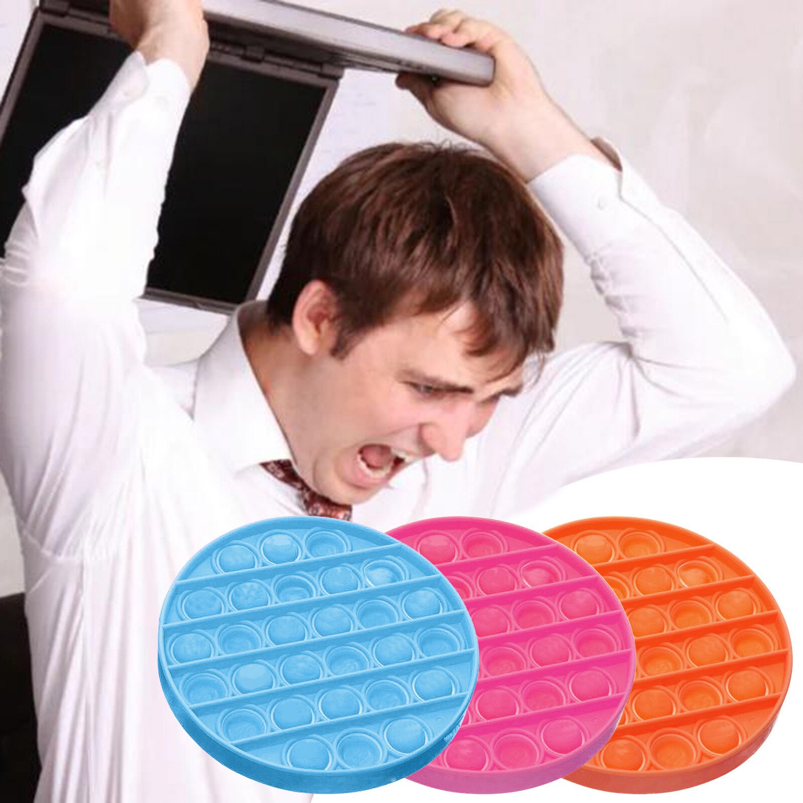 Stress Relief Funny Antistress Toys Push Bubble Fidget Sensory Toy Autism Special Needs Stress Reliever Toys Squishy Aнтистресс