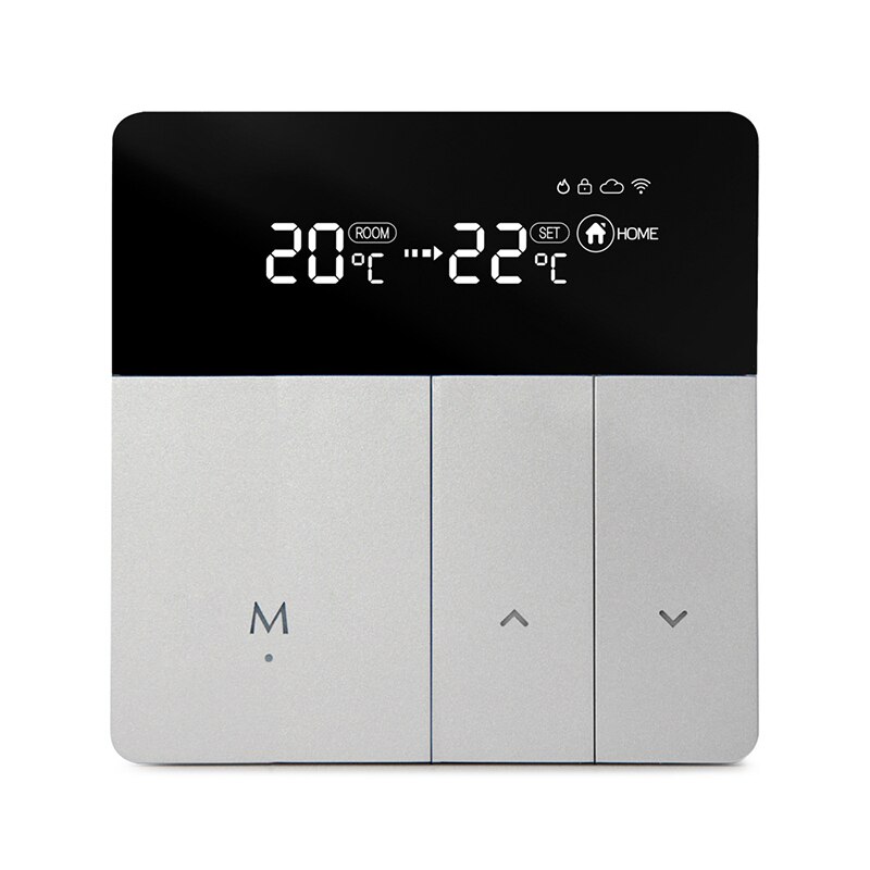 LCD Display Thermostat Water Floor Heating Temperature Controller Remote Voice Control Electric Underfloor Heating Controller
