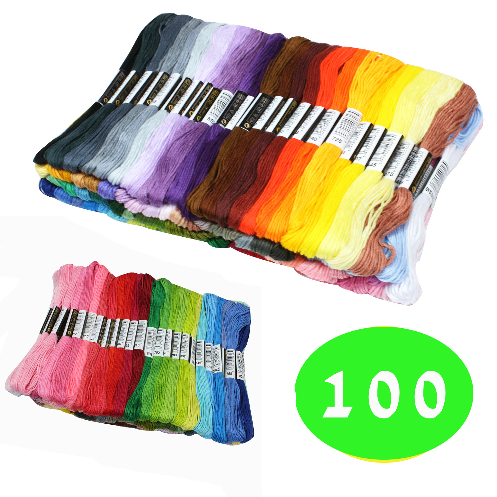 Borduurgaren 200/150/100/50/25 Anker Soortgelijke Dmc Kruissteek Katoenen Floss Naaien Strengen Ambacht