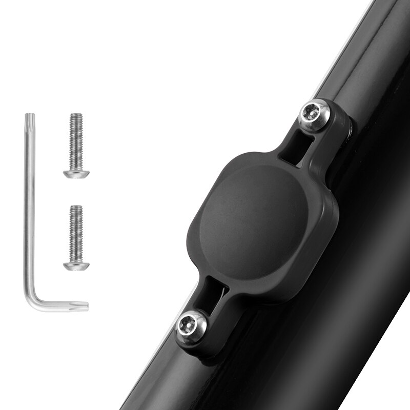 Universal sykkel tracker feste brakett locator beskyttelsesdeksel for apple airtag sykkel vannflaske holder for airtag: Svart