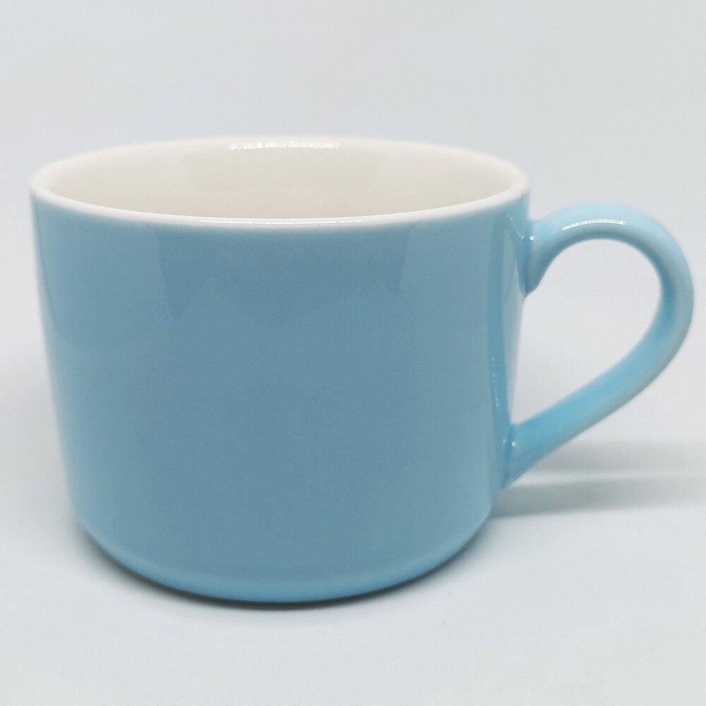 China Coffee Mugs Ceramic Mug Travel Cup Milk Cup MultiColor Mugs Cup Kitchen Tool Afternoon Tea Cups Ceramic Tea Set: Sky Blue