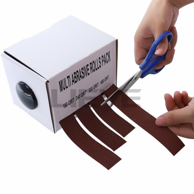 Multi Abrasive Rolls Pack Abrasive Paper Sandpaper carpentry sanding sandpaper Metal glass carpentry sanding sandpaper