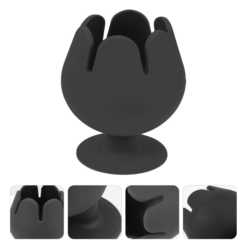 Silicone Suctioned Cups Craft Vinyl Scrap Collector for Vinyl Disposing: Black