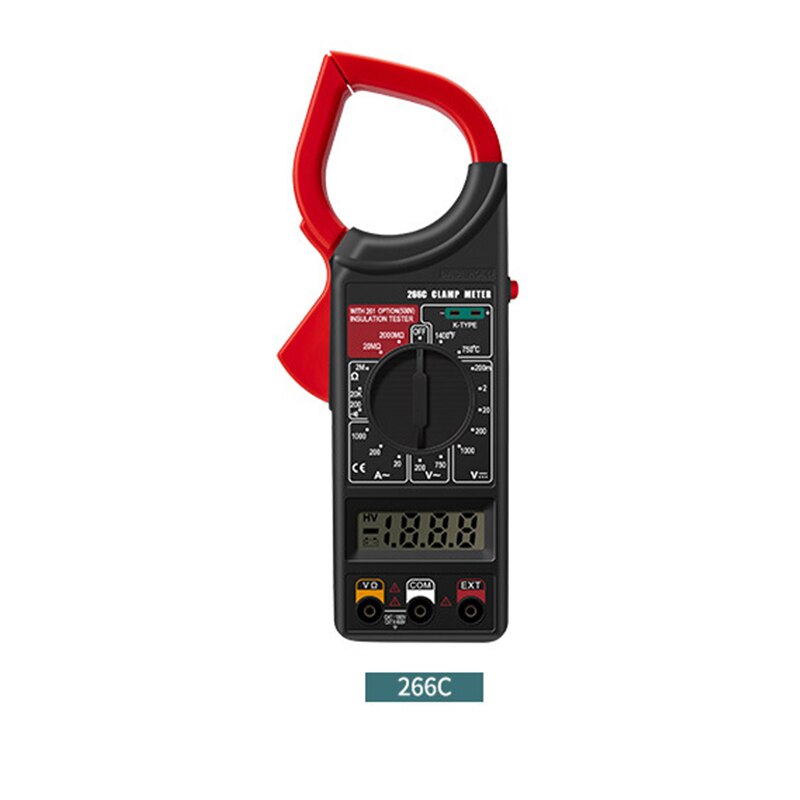 Digital Current Clamp Meter Voltmeter Ohmmeter Ammeter Ohmmeter Volt Meter Buzzer Data Hold Non-contact Multimeter AC DC