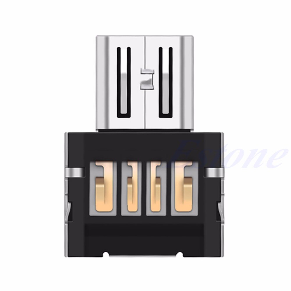 2Pcs USB Micro Male to USB Female OTG Adapter Converter For Phone Android Tablet