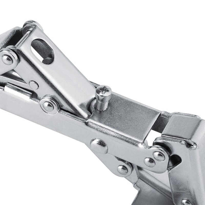2Stck 170 Grad Hydraulische Scharnier, Dämpfung Hydraulische Scharnier Weiche Langsam Schließen für Starke Möbel Schrank Türen Tafeln