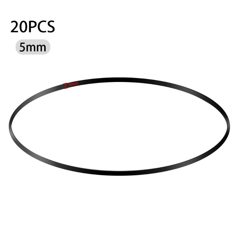 Correa de goma para reparación de Cassette, correa de reparación surtida, unids/bolsa, 110-145mm, T3EB, 20 Uds.