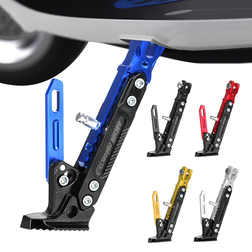 Verstelbare standaard standaard parkeerbeugel motorfiets accessoires voet zijstandaard voor elektrische motorfiets CNC