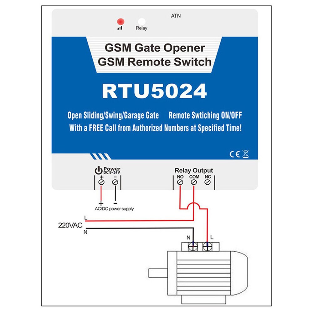 The GSM 3G 4G Gate Opener RTU5024 is an Powerful Wireless Relay Used for Authorized Door Access, Controlling Gates by SIM Card