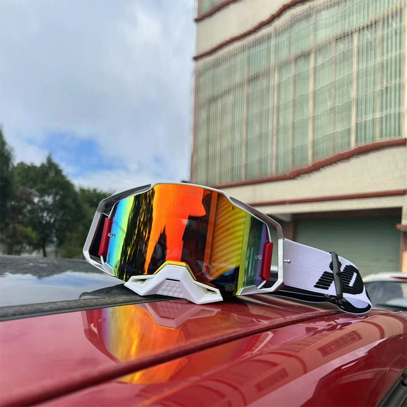 Motocross Goggles for Dirt Bikes Motorcycle Ski Sports Durable Mountain Biking Goggles MX Moto Man MTB ATV Windproof Protection: Orange