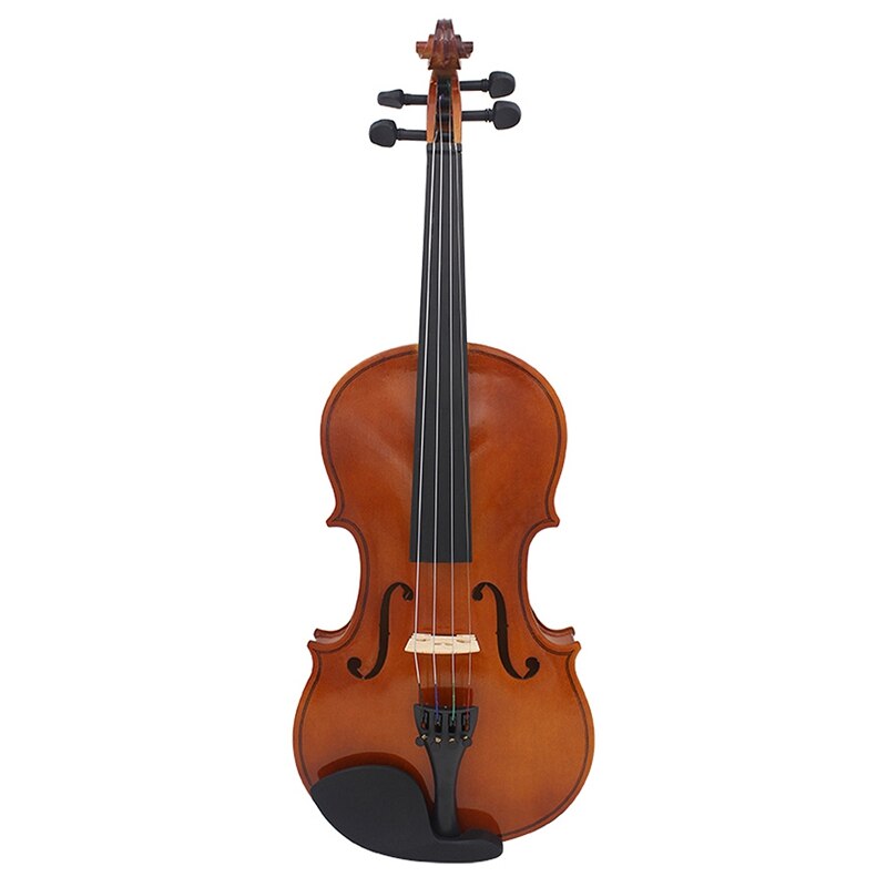 1/4 Viool Natuurlijke Akoestische Massief Houten Sparren Flame Maple Fineer Viool Fiddle Met Case Rosin Boog Snaren Schoudersteun