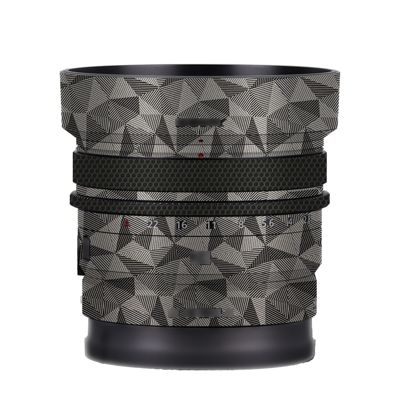 24 2.8g / FE24 F2.8G obiektyw winylowa tablica naścienna skórki Wrap pokrywa dla SONY FE 24mm f/2.8G (SEL24F28G) obiektyw Premium naklejka: Nordic Titanium