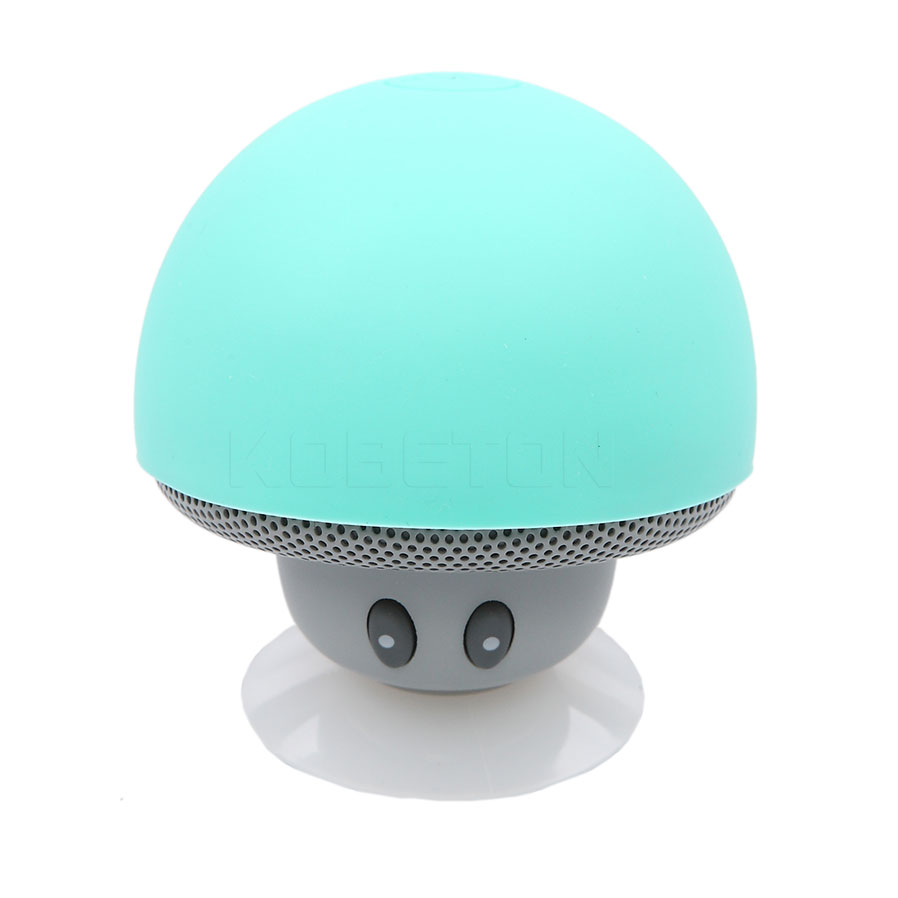 Draadloze Mini Bluetooth Speaker Draagbare Paddestoel Waterdichte Stereo Bluetooth Speaker voor Mobiele Telefoon Computer: Light Blue