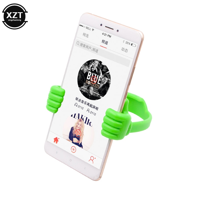 Soporte ajustable para tableta y teléfono móvil, soporte de pulgares de colores para mesa de coche, soporte de escritorio Universal para IPhone, ipad y tableta