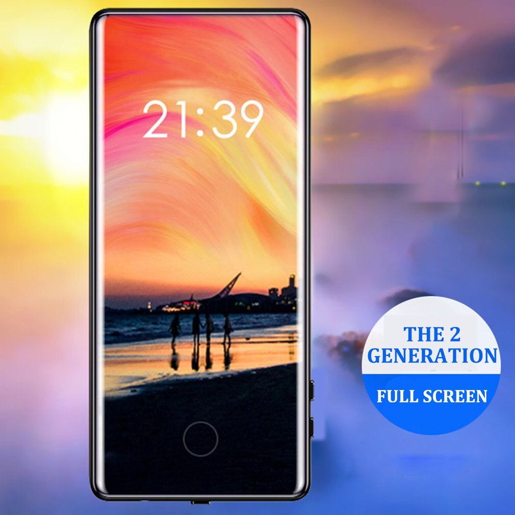 C18 Full Screen Touch Mp5 Walkman Student Mp4 Lossless Sound Mp3 Ultra-Thin Mp6 Convenient Walkman