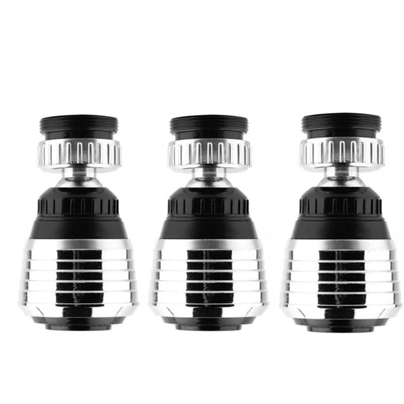 Bubbler agua burbujeador de la llave de la cocina de Casa grifo agua burbujas baño cabeza de ducha Filtro de ahorro de agua de Ducha: 3pcs