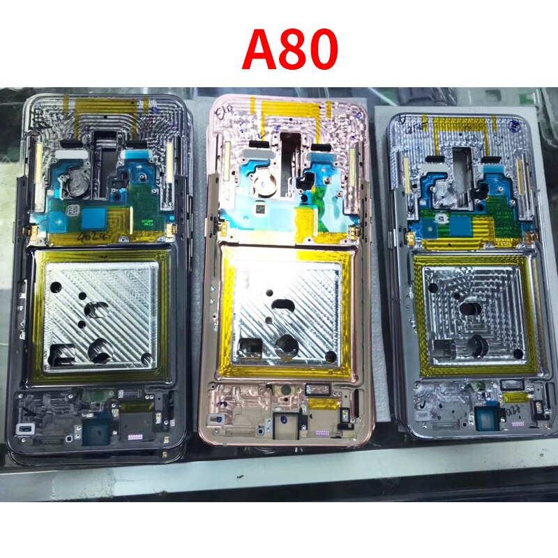 Voor Samsung Galaxy A80 A805 A805F Midden Frame Voorpaneel Bezel Behuizing Bezel Vervangende Onderdelen