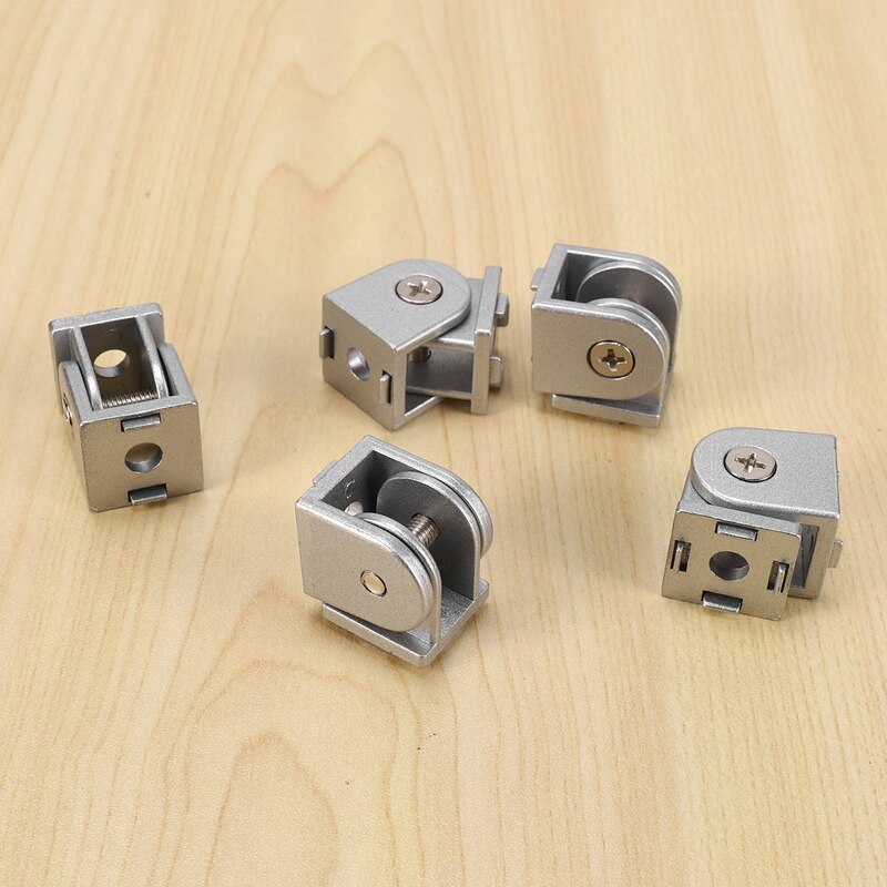 10Pcs Zinc Alloy Pivot Joint For Aluminum Extrusion Profile Series, Flexible Pivot Joint For Aluminum Profile