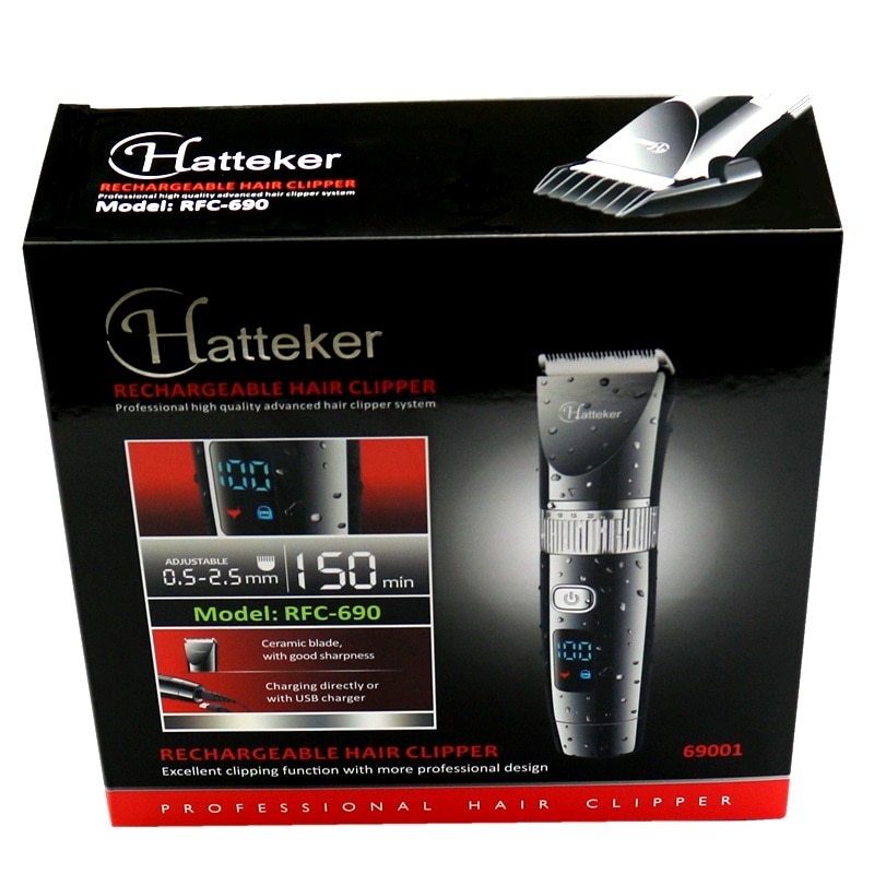 Draadloze Professionele Tondeuse Elektrische Tondeuse Baard Trimer Voor Mannen Elektrische Haircutting Een Batterij Kapsel Machine