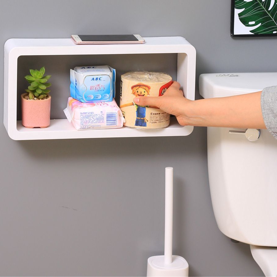 Bathroom Corner Shelf 2 Layer Wall Hanging Vanity Cosmetics Storage Racks Bathroom Organizer Shower Caddy Rack Shampoo Holder