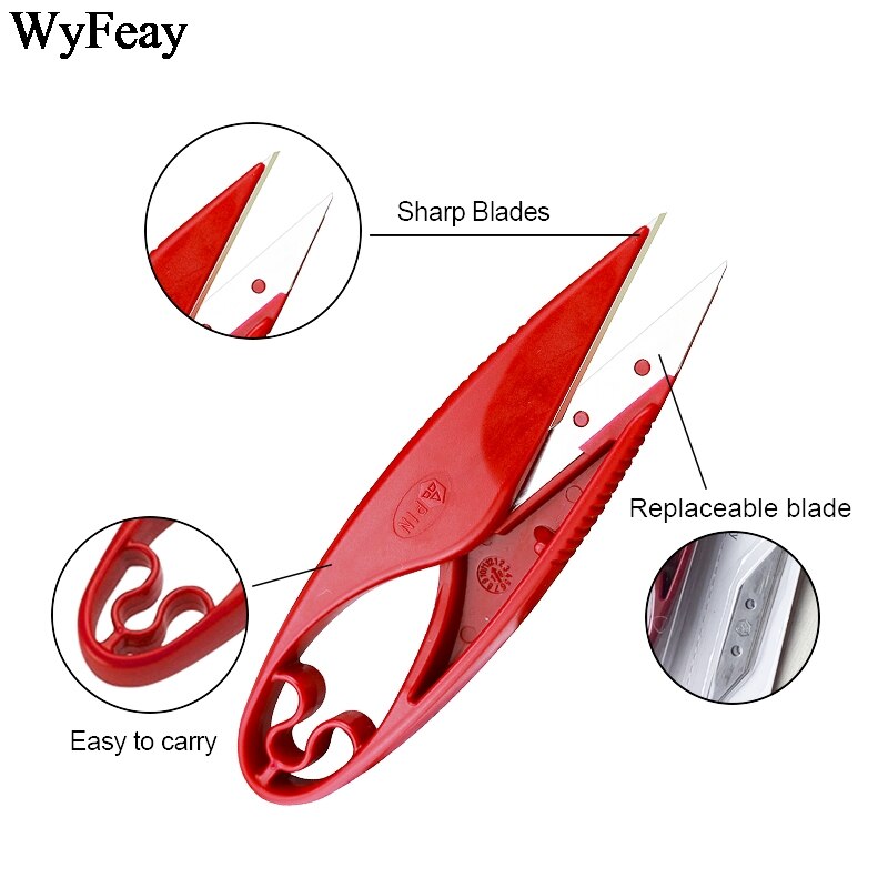 Profession Sewing Scissors Yarn Shears Thread Scissors Embroidery Cross-stitch Thread Cutter Scissor Supplies Tools for Sewing