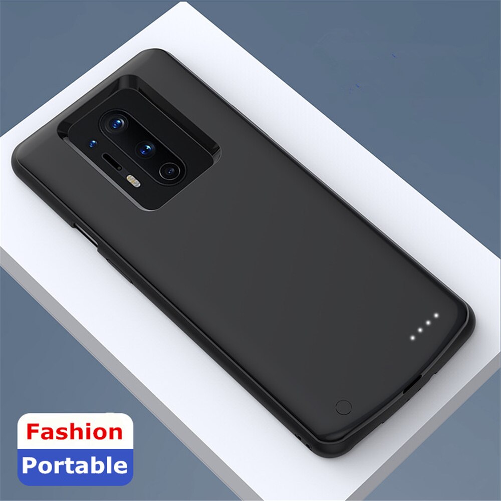 Fundas de cargador de batería de 6800mAh para Oneplus 8 Pro, estuche de batería externa, estuche de carga para Oneplus 8