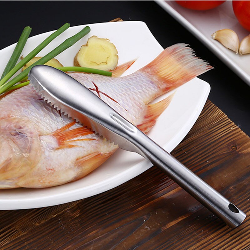 Cooking Tools Fish Cleaning Knife Skinner Fish Skin Scraper Stainless Steel Fish Scales Fishing Cleaning Remover Kitchen Gadget
