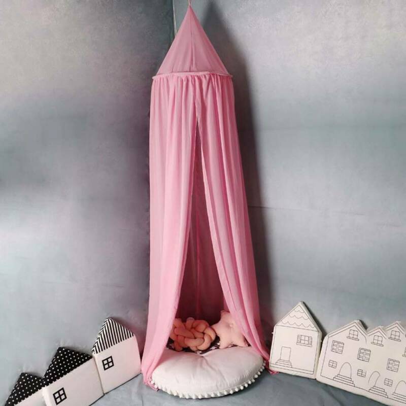 Mosquitera de gasa Para cuna, cortina, tienda de Cama, cúpula, Para dormitorio, dosel, Cama de bebé, mosquitera Para Cama