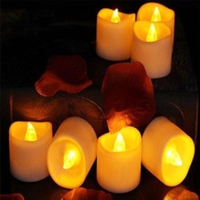 12/24pcs Flameless LED Candles Light Battery Operated Flickering Christma Lights