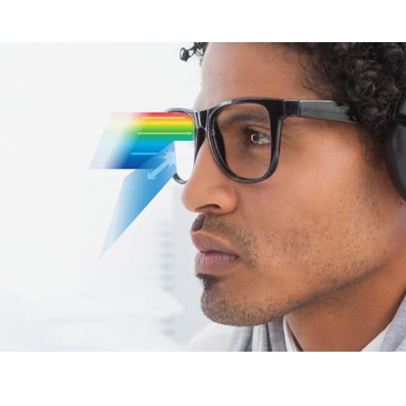 1.67 lenti sottili lenti asferiche con prescrizione protezione dalle radiazioni lenti ottiche anti-blu raggio per occhi miopia occhiali per computer